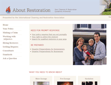 Tablet Screenshot of aboutrestoration.com